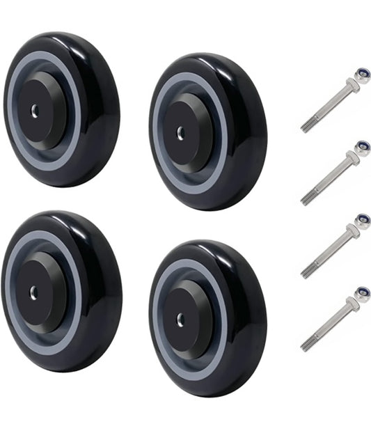Straight Wheels for Apple Box Dolly - Grip Support Store