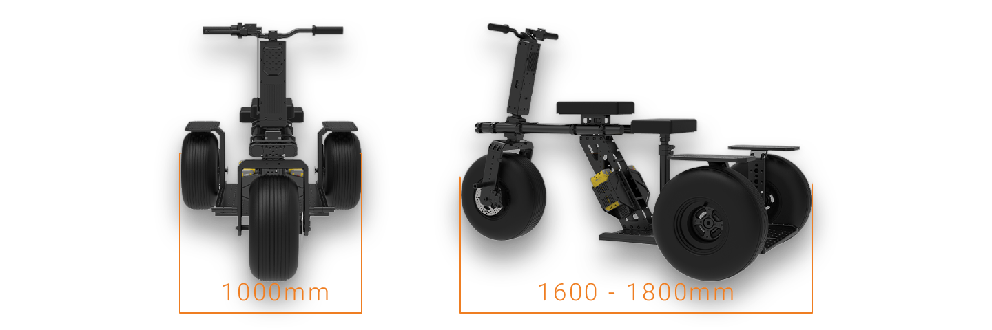 Raptor Electric Trike + Rickshaw - Grip Support Store