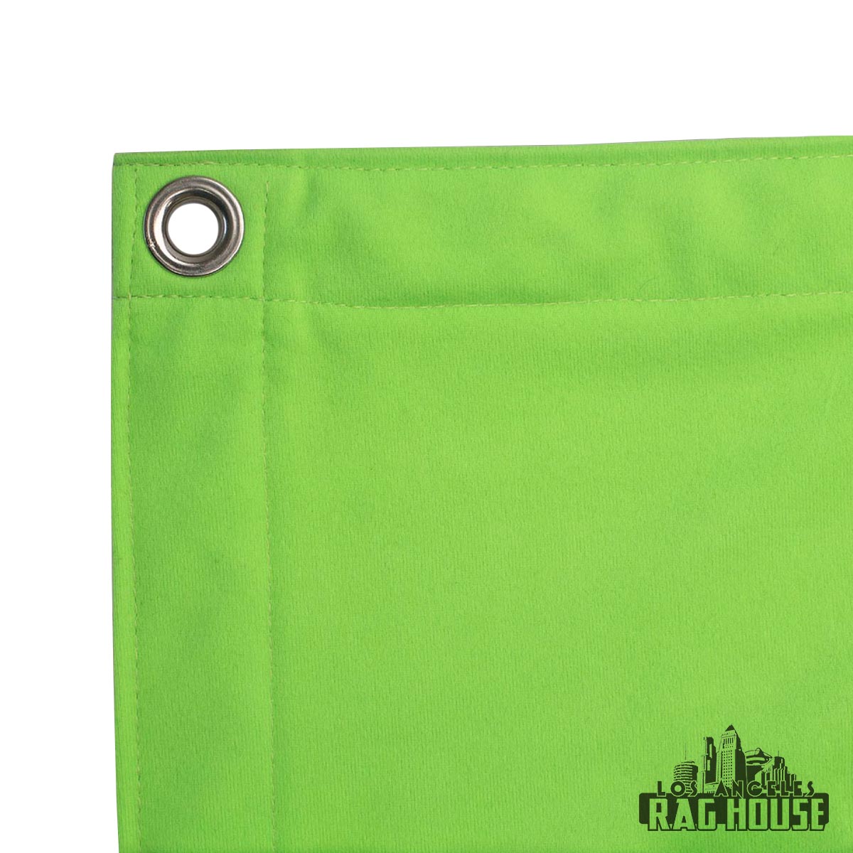 Digital Key Green Poly Pro by LA Rag House - green screen fabric on frame