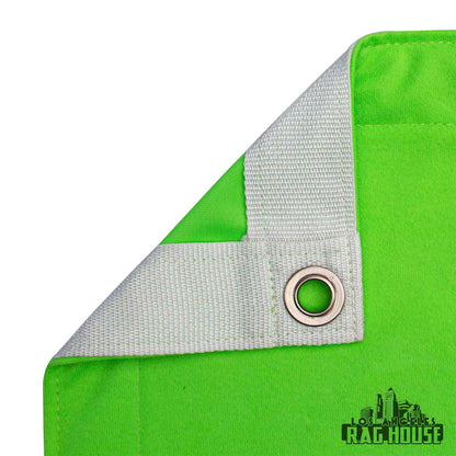 Digital Key Green Poly Pro by LA Rag House - fabric detail