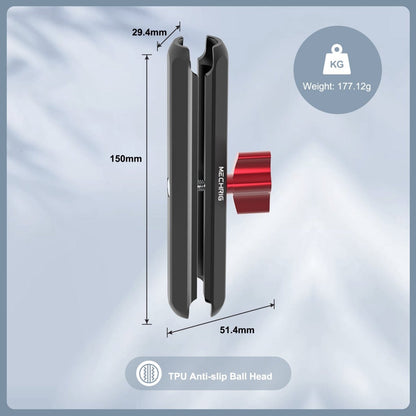 Mechrig Double Socket Arm 25 mm/1 Inch Ball Head Clamp - Grip Support Store