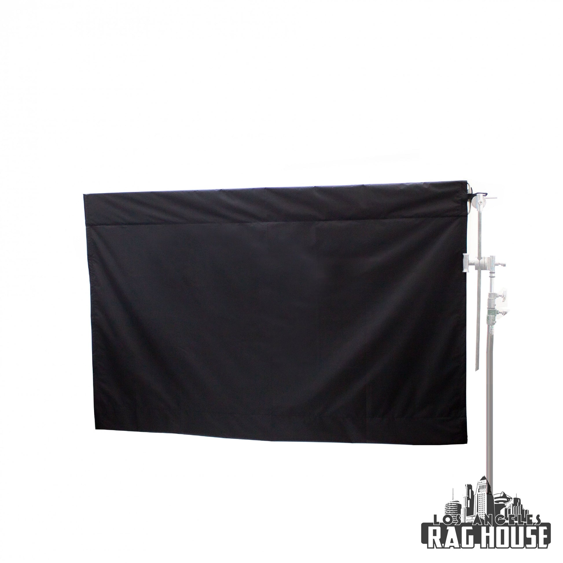 Full Grid Silent Wag Flag Cover Roll-Out by LA Rag House - cover rolled out on wag flag frame