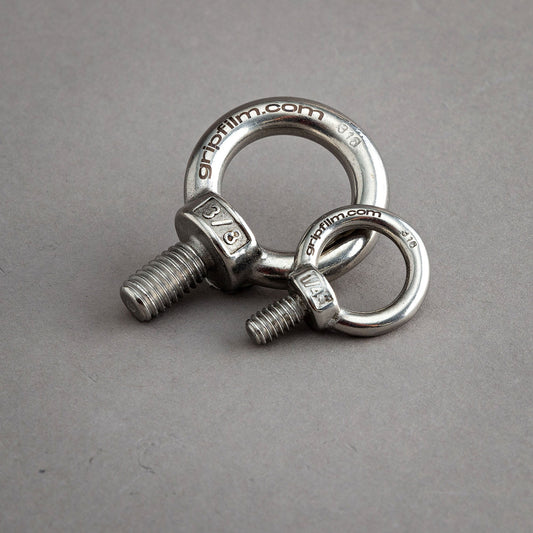 1/4 - 3/8 STAINLESS STEEL EYE BOLT SET - Grip Support Store