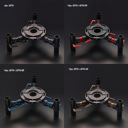 48.3mm (1"1/2) & M8 CLAMPING LEVER RED SET - Grip Support Store