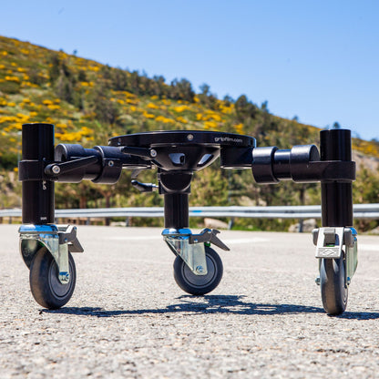 48.3mm (1"1/2 ) STARTER PIN WITH 100mm (4")  WHEELS SET - Grip Support Store