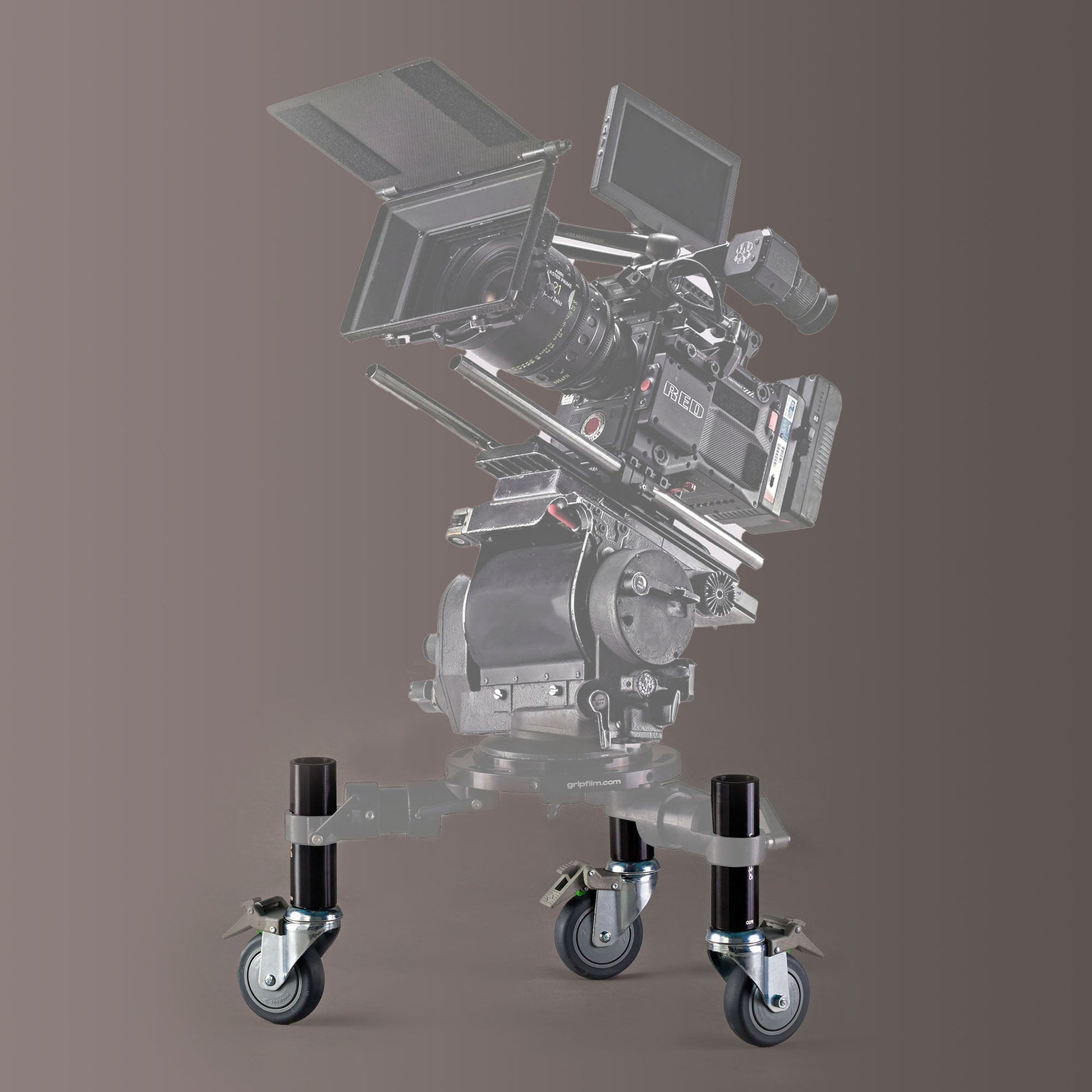 48.3mm (1"1/2 ) STARTER PIN WITH 100mm (4")  WHEELS SET - Grip Support Store