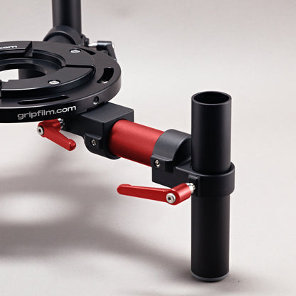 1"1/4 (CALLED) 42mm & M8 CLAMPING LEVER RED SET - Grip Support Store