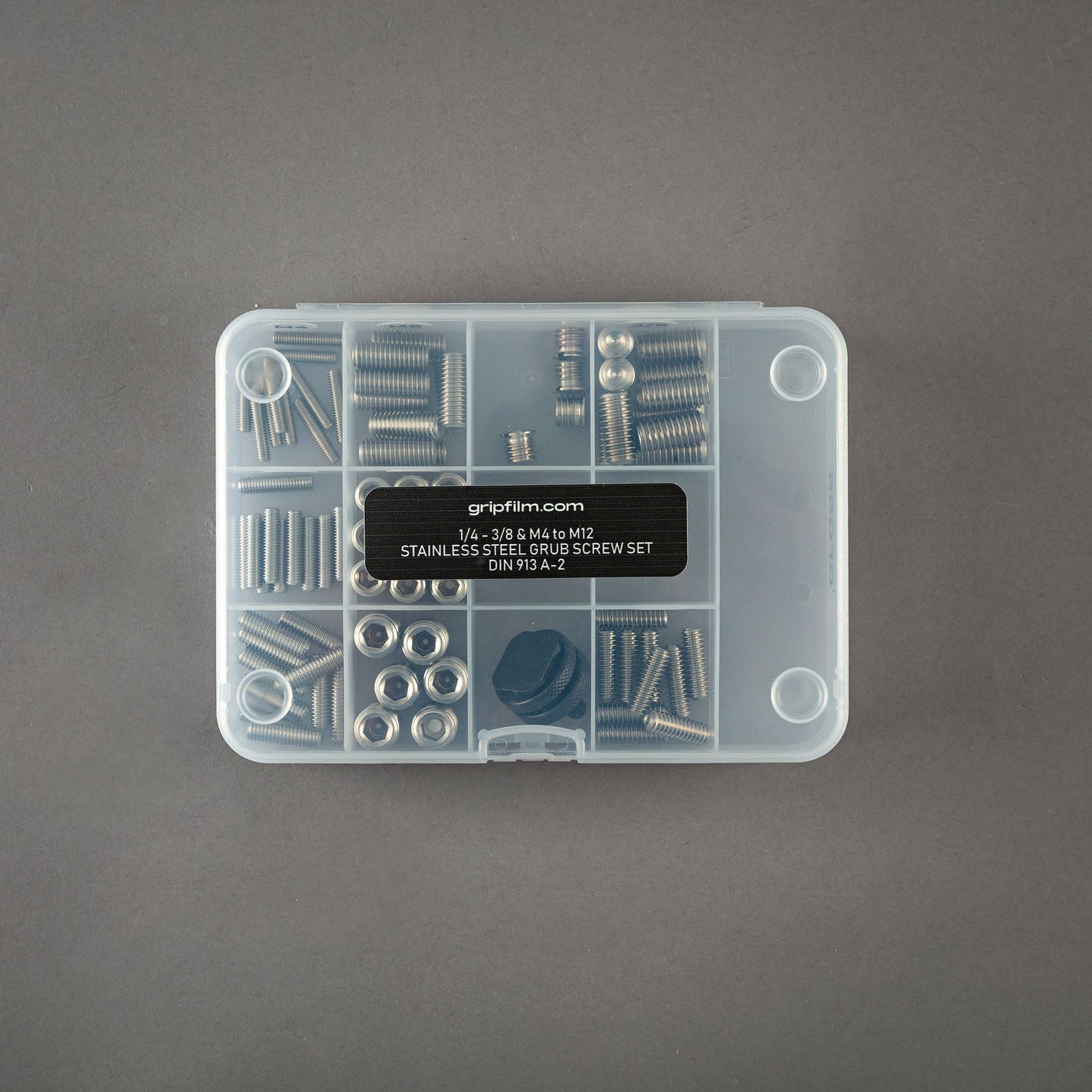 1/4 - 3/8 & M4 - M12 STAINLESS STEEL GRUB SCREW SET - Grip Support Store