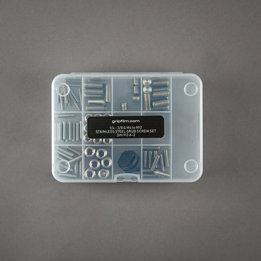 1/4 - 3/8 & M4 - M12 STAINLESS STEEL GRUB SCREW SET - Grip Support Store