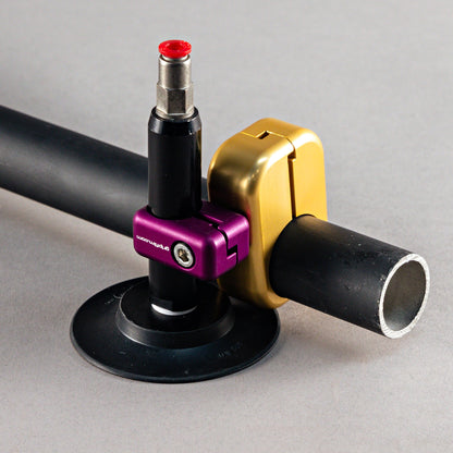 20mm - 34mm  SWIVEL CLAMP SET - BLACK TEK SUCTION CUPS - Grip Support Store