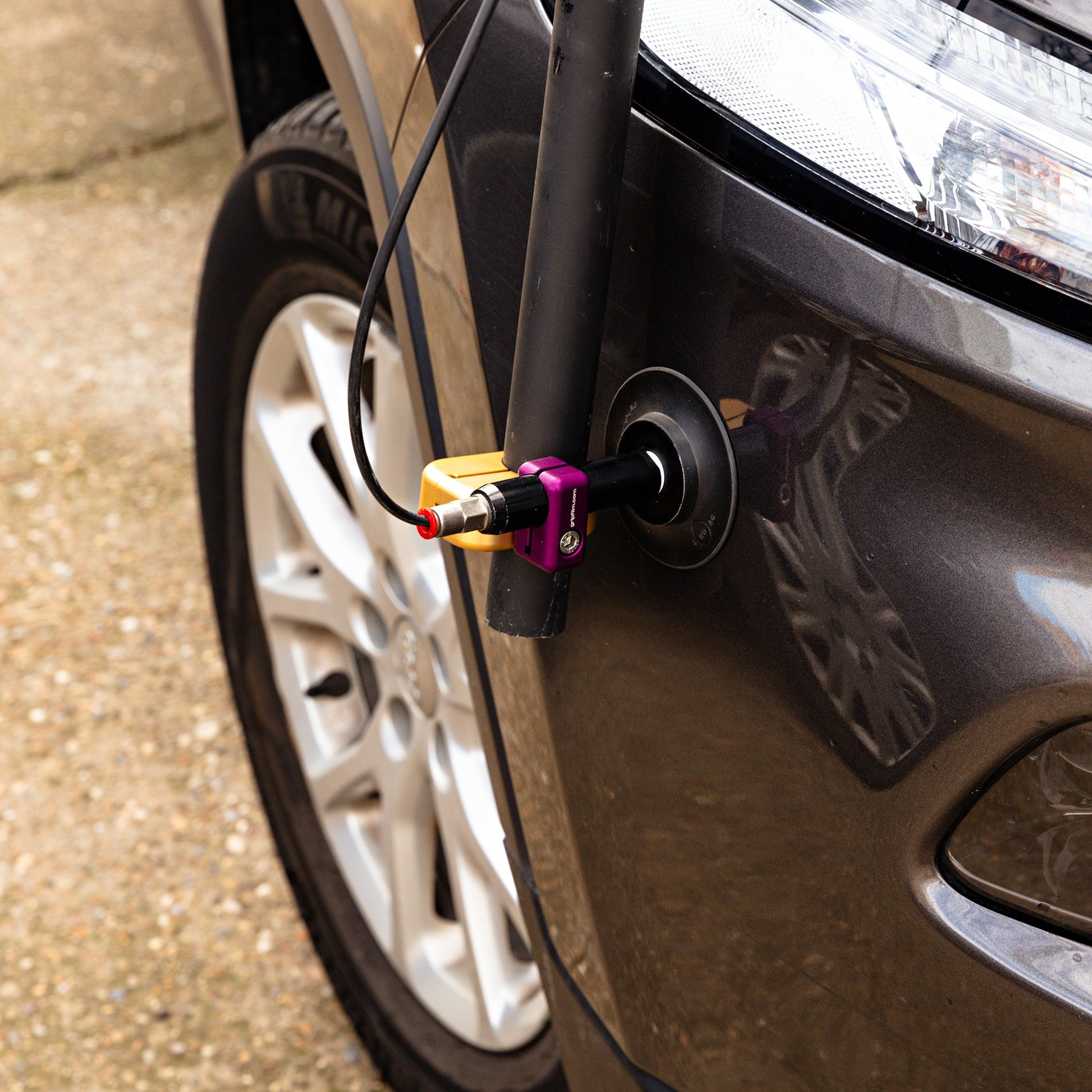 20mm - 34mm  SWIVEL CLAMP SET - BLACK TEK SUCTION CUPS - Grip Support Store