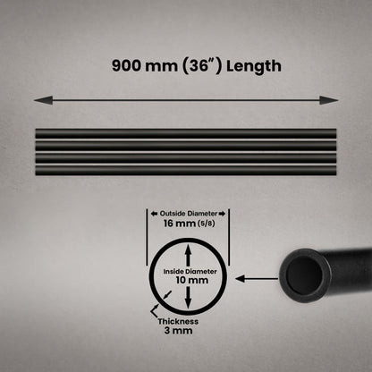 900mm PRECISION RODS 16mm SET - Grip Support Store