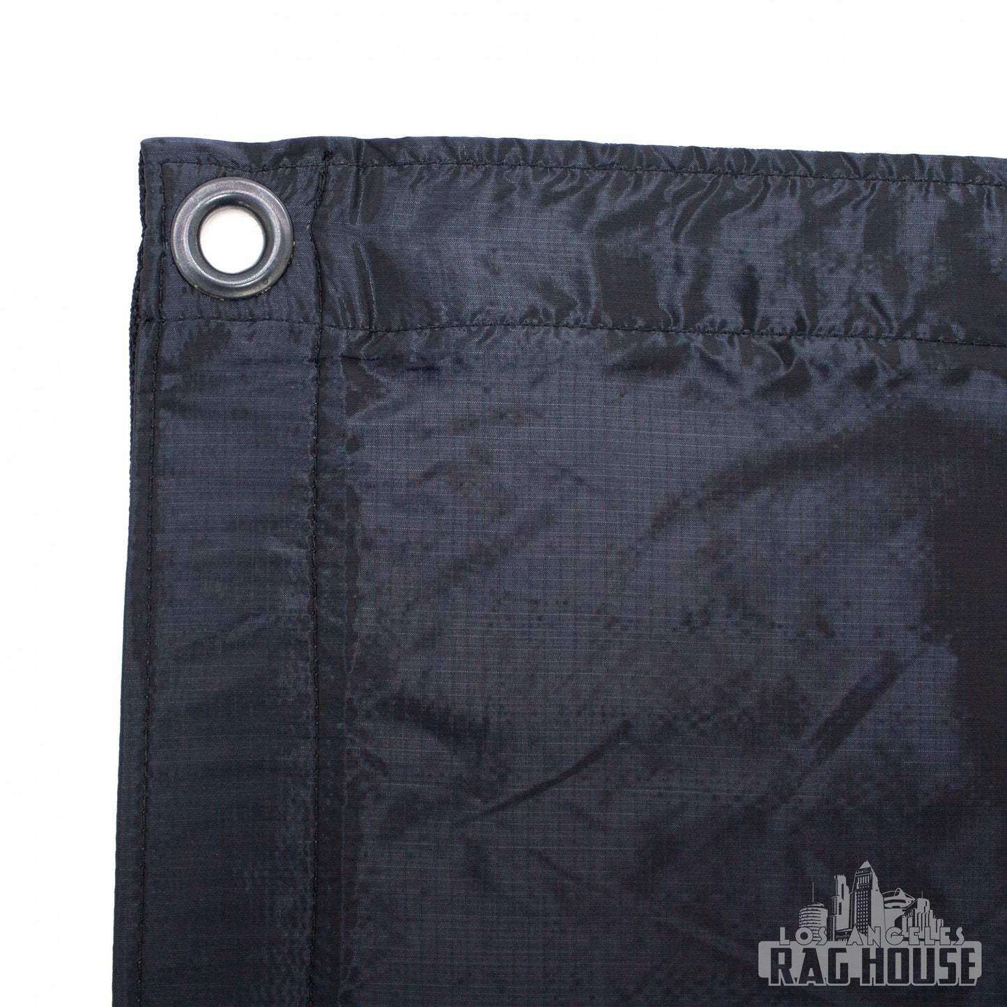 1/2 Grid Silent Black by LA Rag House - black grid cloth diffusion