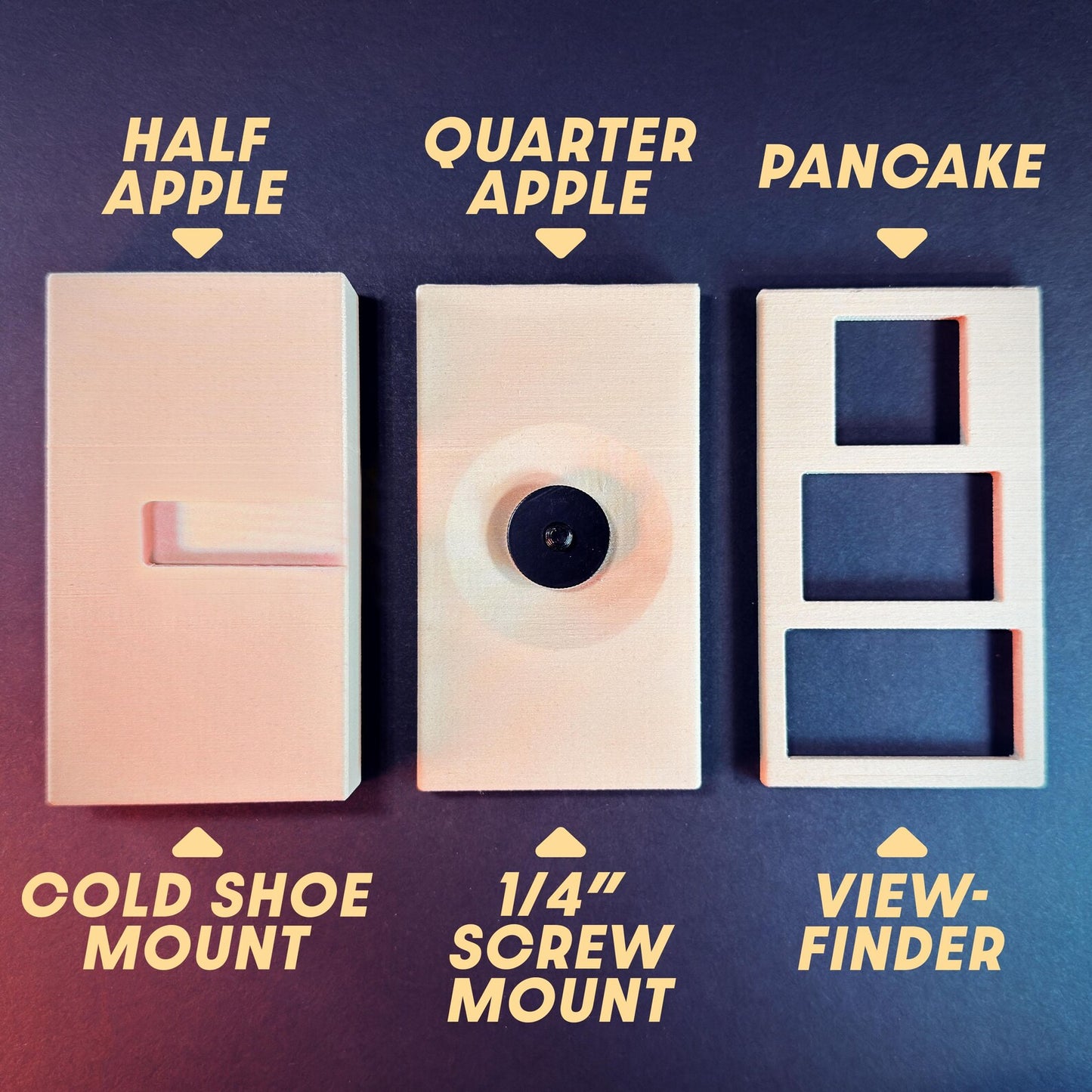 5" Mini Apple Boxes with Extra Features (1/4 Scale)