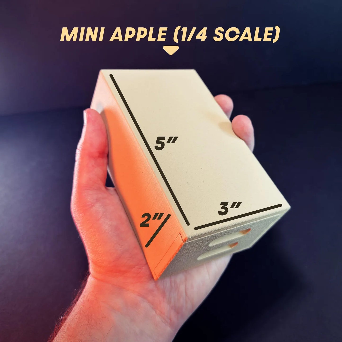 5" Mini Apple Boxes with Extra Features (1/4 Scale)