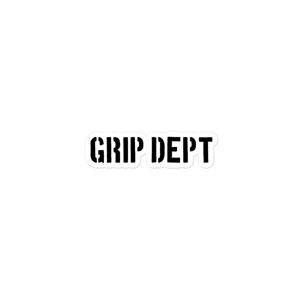 Grip Dept Stickers - Grip Support Store