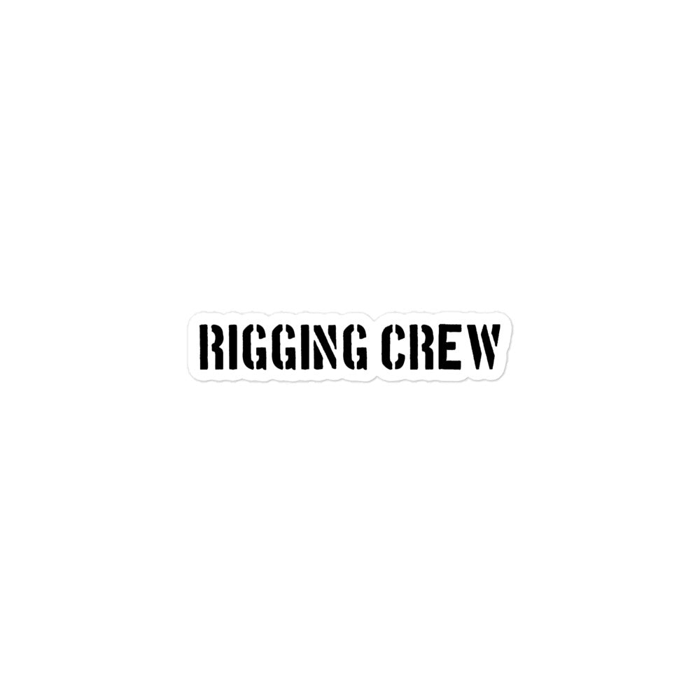 Rigging Crew Stickers - Grip Support Store