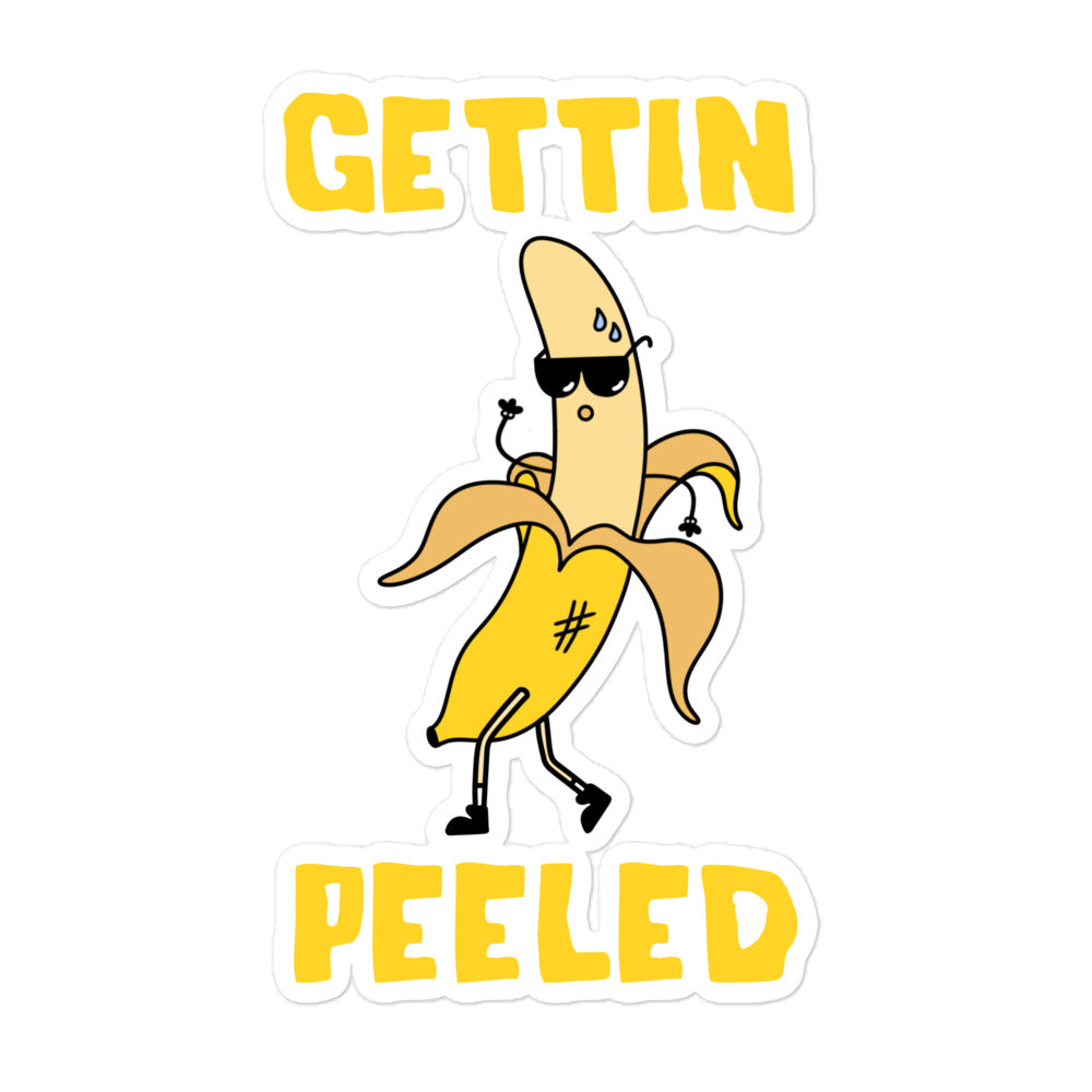 Gettin Peeled Sticker - Grip Support Store