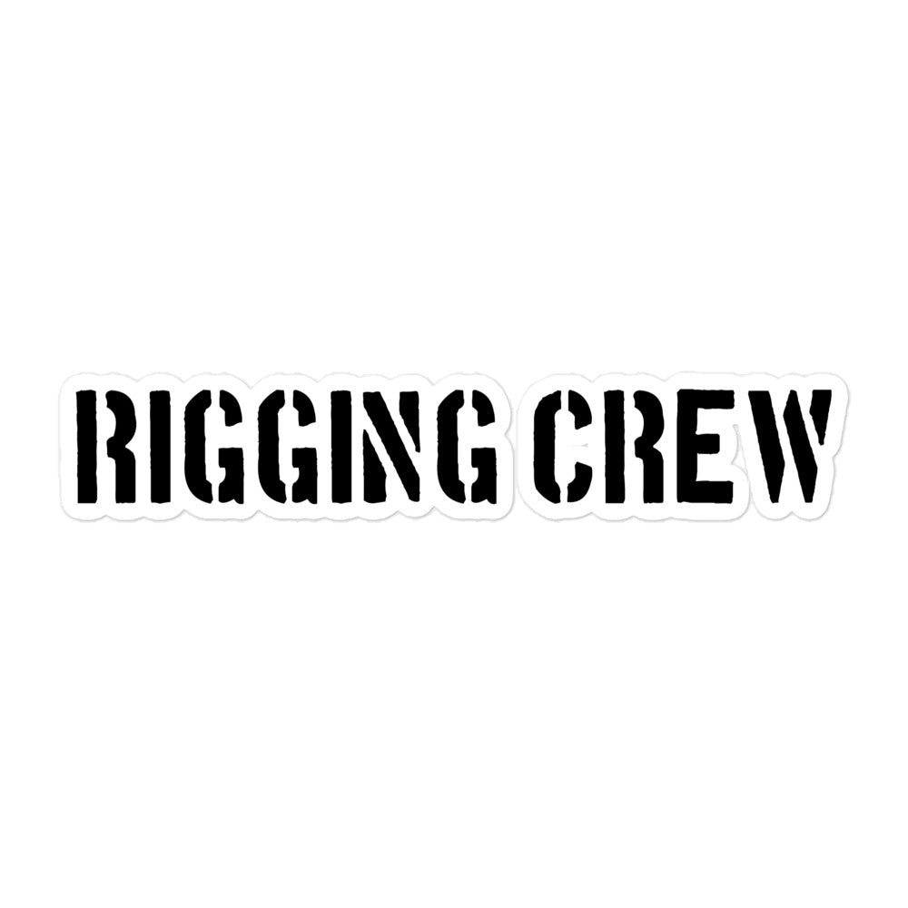 Rigging Crew Stickers - Grip Support Store