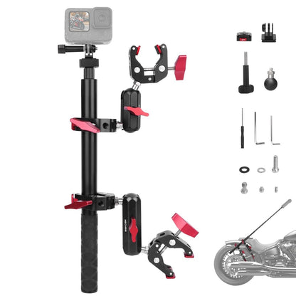 Mechrig Adjustable Camera Mount with 5-Section Pole and Four Super Clamps - Grip Support Store