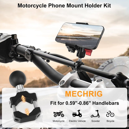 Mechrig Dual Ball Quick-Release Aluminum Handlebar Phone Mount - Grip Support Store