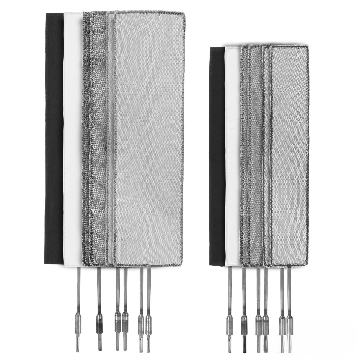 Fingers - 2" x 12" & 4" x 14" (Set of 12) - Grip Support Store