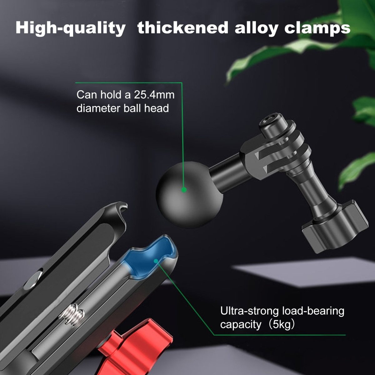 Mechrig Rearview Mirror Angled Aluminum Alloy Action Camera Mount - Grip Support Store