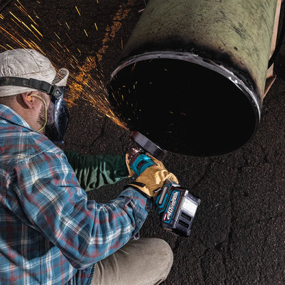 Makita GAG14M1 40V max XGT® Brushless Cordless 4‑1/2” / 6" Paddle Switch Angle Grinder Kit, with Electric Brake (4.0Ah) - Grip Support Store