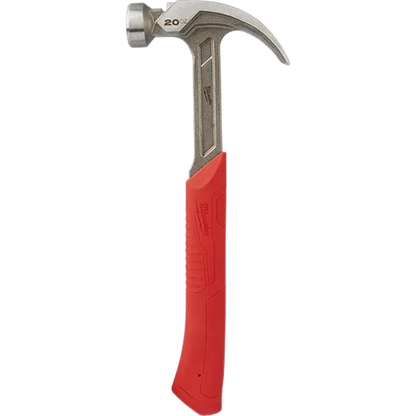 Milwaukee 48-22-9080 20oz Curved Claw Smooth Face Hammer - Grip Support Store