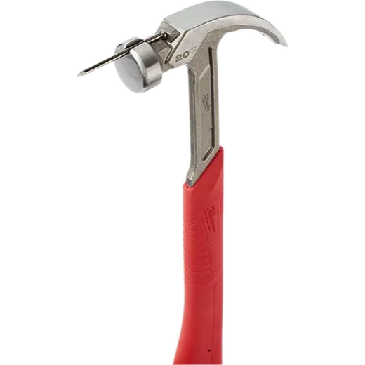 Milwaukee 48-22-9080 20oz Curved Claw Smooth Face Hammer - Grip Support Store