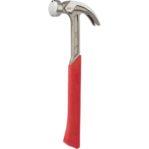 Milwaukee 48-22-9080 20oz Curved Claw Smooth Face Hammer - Grip Support Store
