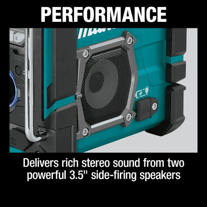 Makita XRM10 18V LXT/12V max CXT Lithium-Ion Cordless Bluetooth Job Site Charger/Radio - Grip Support Store