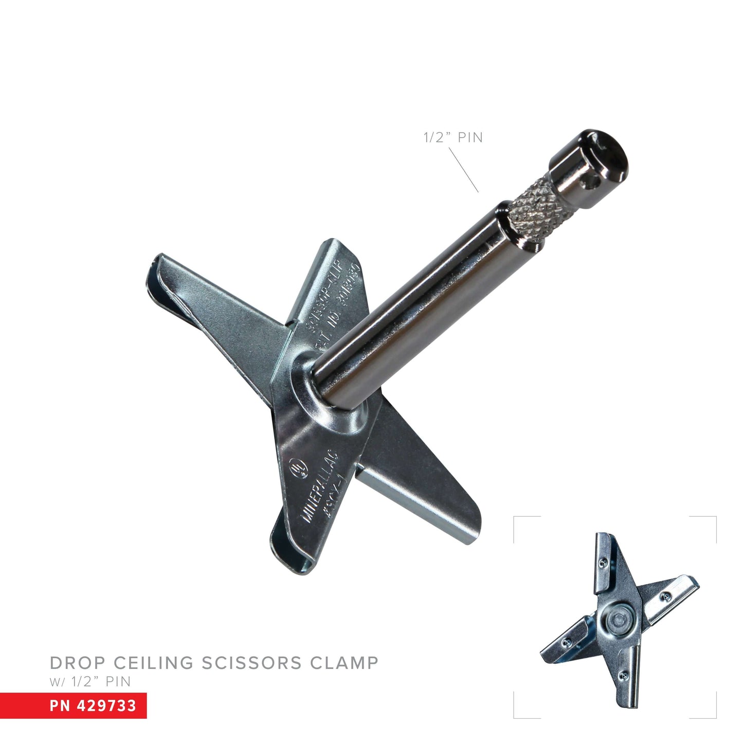 Drop Ceiling Scissor Clamps - Grip Support Store
