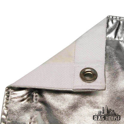 Silver Lame by LA Rag House - silver lame rag detail