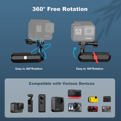 Mechrig Super Clamp Aluminum Alloy Riding Action Camera Mount - Grip Support Store