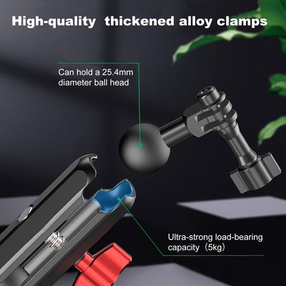 Mechrig Super Clamp Aluminum Alloy Riding Action Camera Mount - Grip Support Store