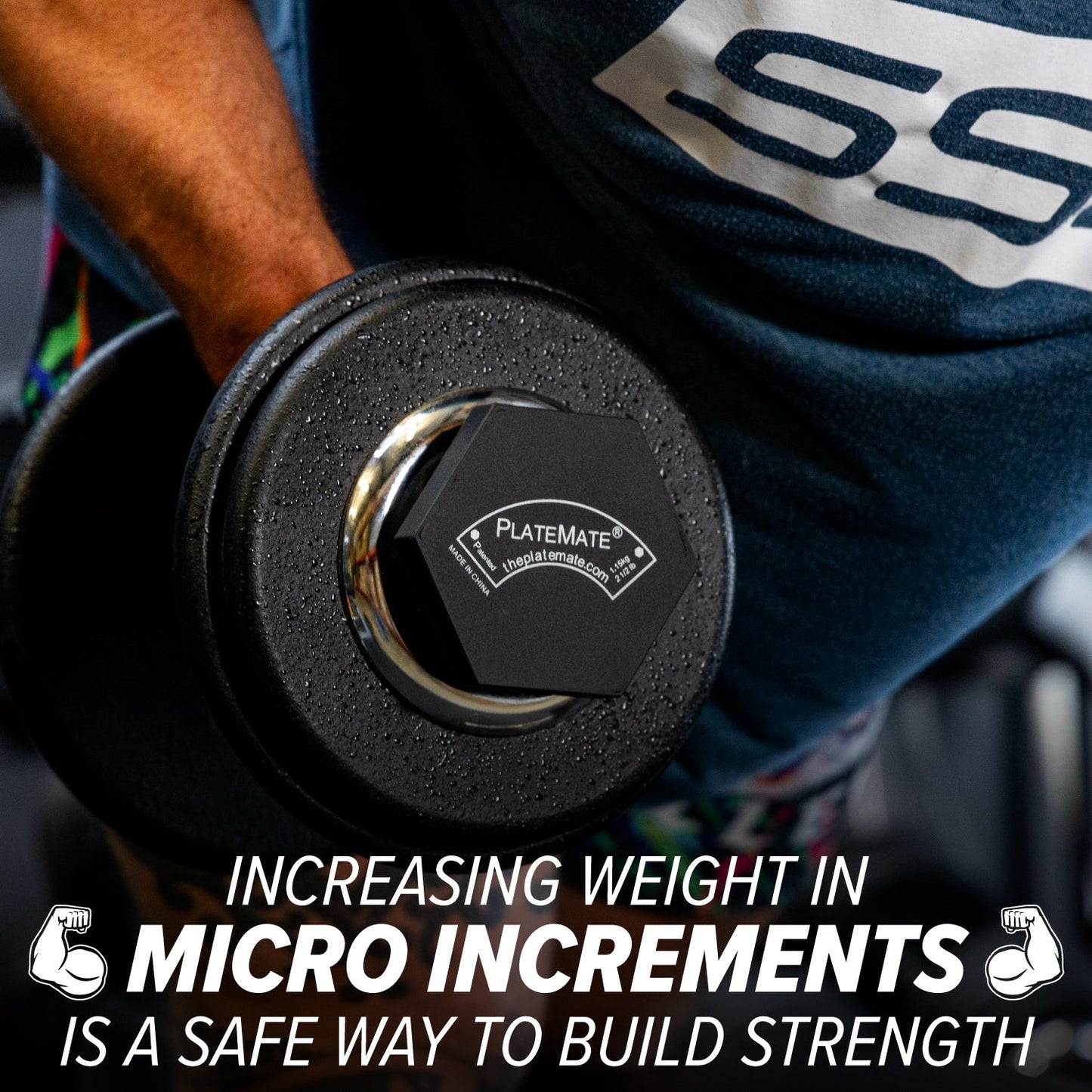 2.5 lb Hex PlateMate (Pair) - Grip Support Store