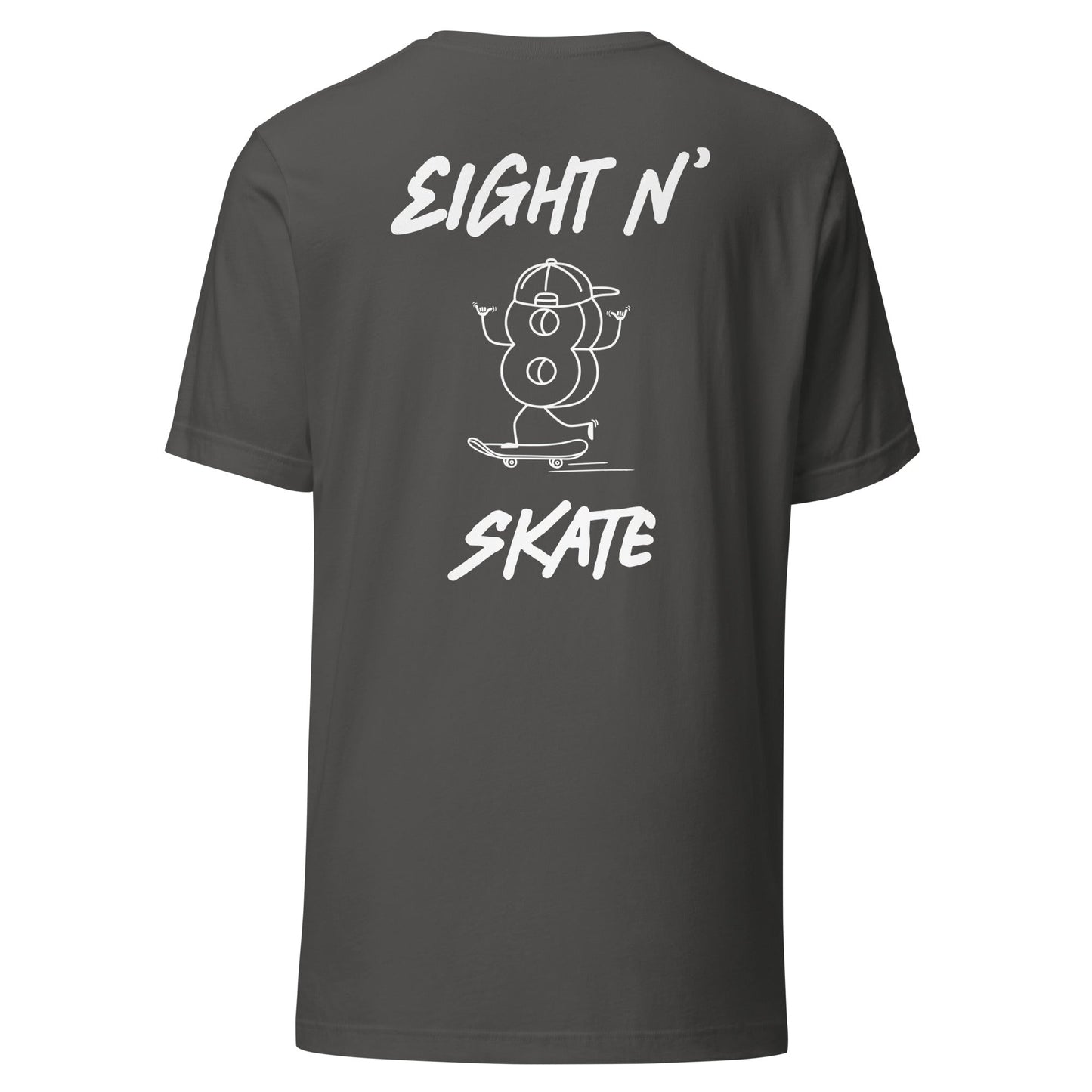 Eight N' Skate 2 Sided T-Shirt - Grip Support Store