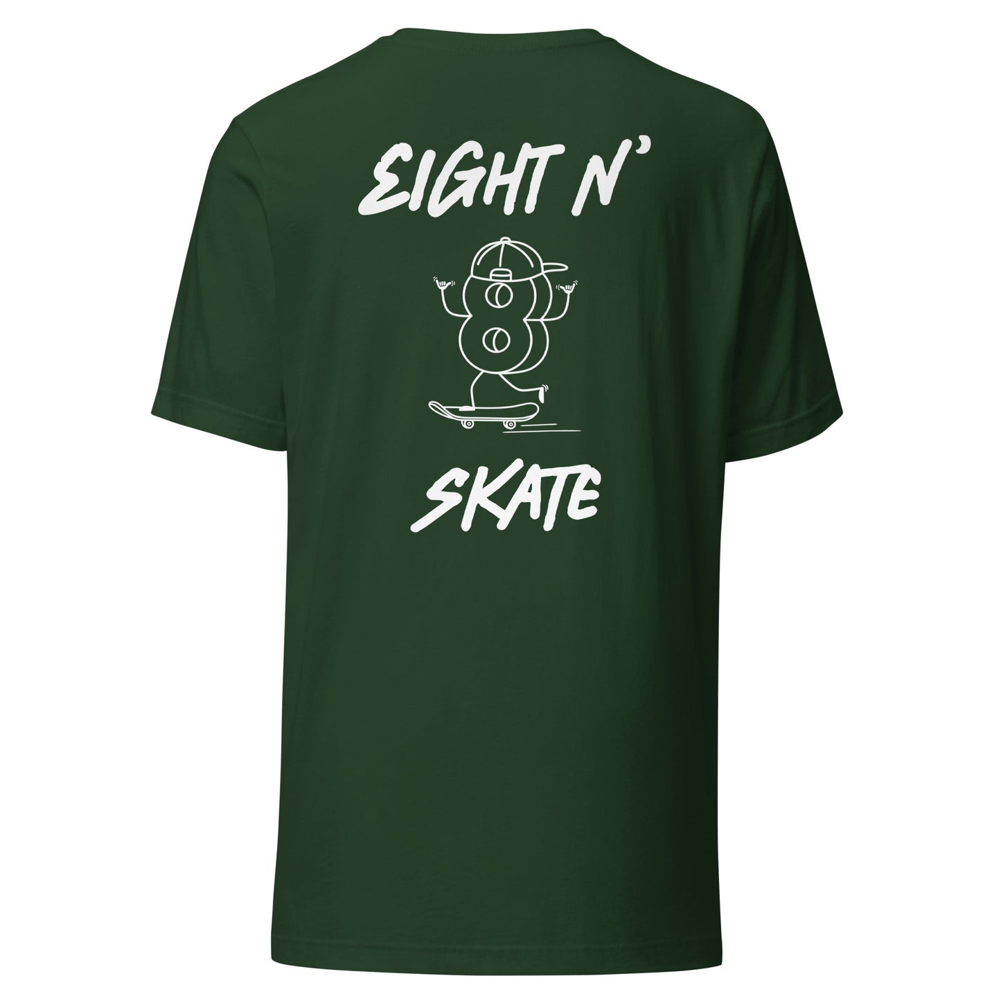 Eight N' Skate 2 Sided T-Shirt - Grip Support Store