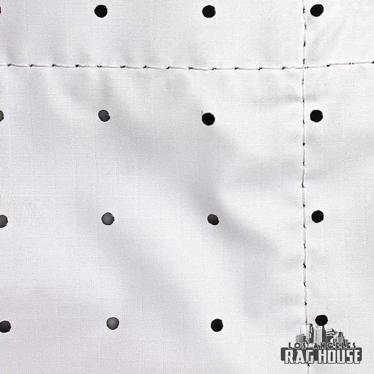 B/W Perforated Bounce by LA Rag House