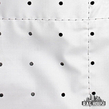 B/W Perforated Bounce by LA Rag House