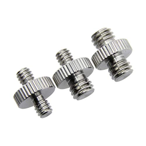 1/4" Male to 1/4" Male & 1/4" Male to 3/8" Male & 3/8" Male to 3/8" Male Thread Screw Adapter - Grip Support Store