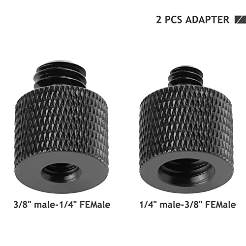 2 Pack-1/4" Male to 3/8" Female and  3/8" Male to 1/4" Female - Grip Support Store