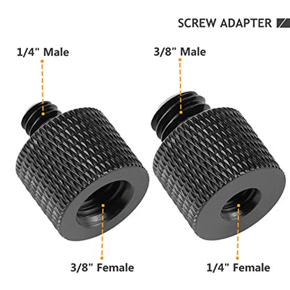 2 Pack-1/4" Male to 3/8" Female and  3/8" Male to 1/4" Female - Grip Support Store