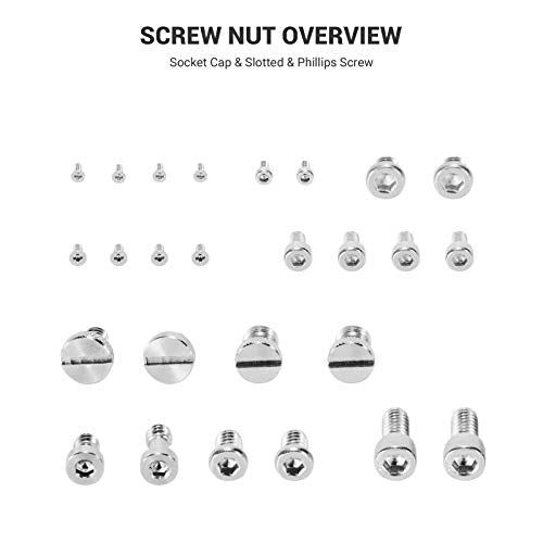 Camera Screw Set,26 Pcs Screw Set for Camera Accessories - Grip Support Store