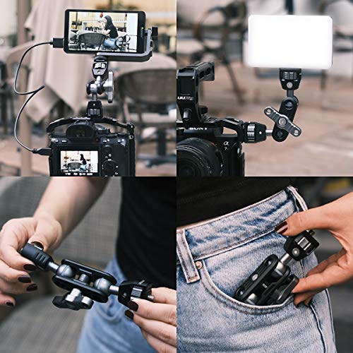 Friction Arm with Ball Head, Dual 1/4" Screw - Grip Support Store