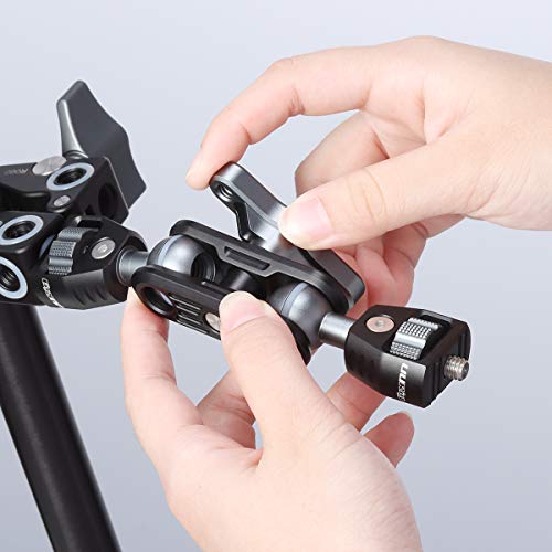 Friction Arm with Ball Head, Dual 1/4" Screw - Grip Support Store