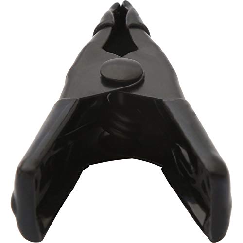 100 pcs. 2" Inch Spring Metal Clamps - All Black - Grip Support Store