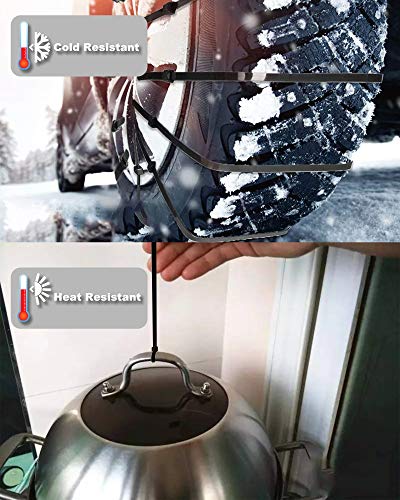 Heavy Duty 18 Inch / Black Zip Ties - 50 Pack - Grip Support Store