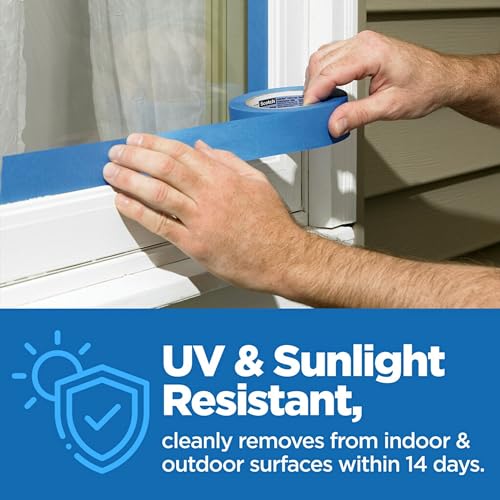 Original Blue Painter's Tape, 2" x 60 Yd, 1 Roll - Grip Support Store